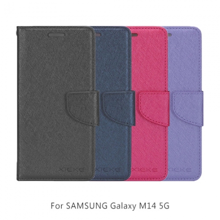 XIEKE SAMSUNG Galaxy M14 5G 月詩蠶絲紋皮套