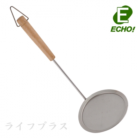 日本進口平圓形不銹鋼撈油勺-3入組