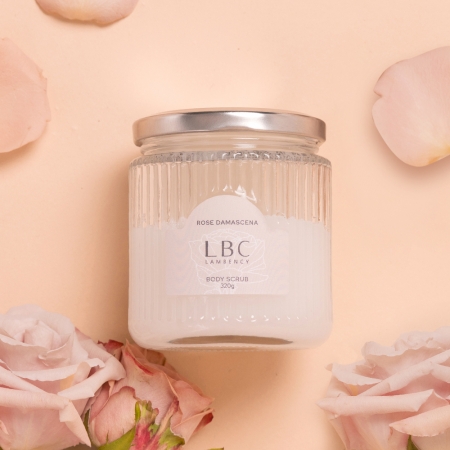 LBC | Lambency 水漾玫瑰柔嫩身體角質磨砂膏 320g 附挖杓 去角質 煥膚角質 