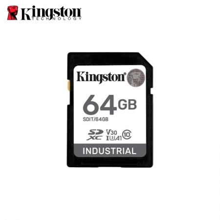 Kingston Industrial 工業級 SDXC 記憶卡 64GB 高耐用 U3 V30 大卡（KT-SDIT-64G）