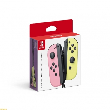 Nintendo Switch NS Joy-Con 控制器 手把 粉紅/粉黃 新款 糖果色系 台灣任天堂保固 （NS-Joy-Con-PKY）
