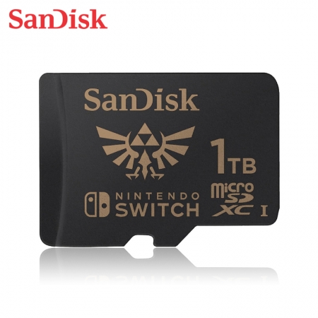 SanDisk 任天堂官方授權 Switch專用記憶卡 1TB 薩爾達 聯名款 UHS-I microSDXC （SD-SQXAO-1TB）