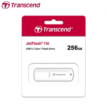 創見 Transcend JF730 USB3.1 256GB 白色 高速 隨身碟 保固 （TS-JF730-256G）