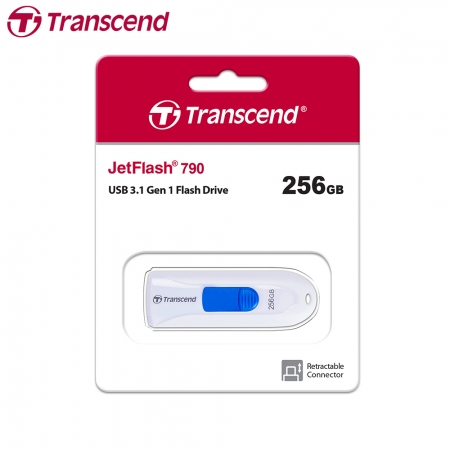 創見 Transcend JetFlash 790 USB 3.1 256G 白色 高速 隨身碟（TS-JF790W-256G）