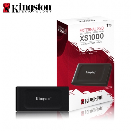 金士頓 Kingston XS1000 1TB 外接式 高速行動固態硬碟 SSD 口袋型外觀 （KT-SXS1000-1TB）