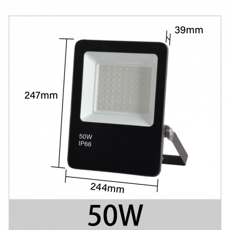 【青禾坊】 歐奇OC 50W LED 戶外防水投光燈 投射燈-1入（超薄 IP66投射燈 CNS認證）