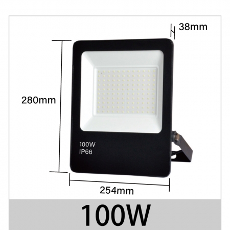 【青禾坊】 歐奇OC 100W LED 戶外防水投光燈 投射燈-2入（超薄 IP66投射燈 CNS認證）