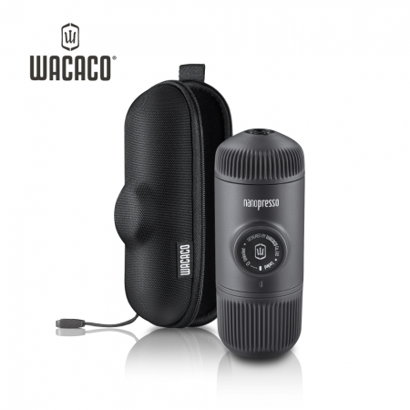 【Wacaco】Nanopresso Grey ＋ Case 隨身咖啡機（附專用硬殼保護殼）