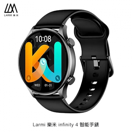 Larmi 樂米 infinity 4 智能手錶 智慧手錶 運動手錶 藍牙手錶 繁體中文 超長待機 心率 血氧 睡眠 壓力 情緒