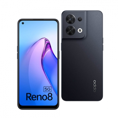 福利品OPPO Reno8 5G （12GB/256GB） 微光黑 智慧型手機【官方認證福利機】