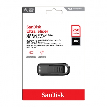 SanDisk Ultra Slider CZ480 256G USB Type-C 高速 隨身碟 400MB/s 公司貨 （SD-CZ480-256G）