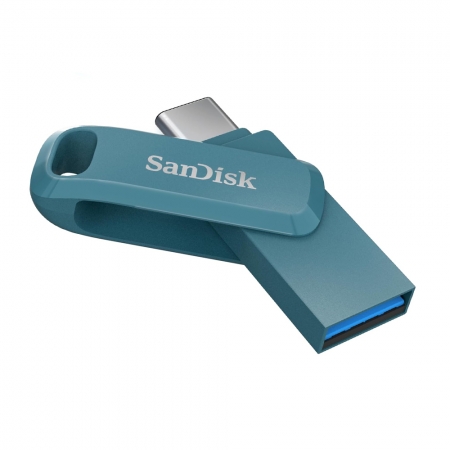 SanDisk【64G】海灣藍 Ultra GO USB3.2 Type-C 雙用OTG 隨身碟 安卓 i15 適用（SD-DDC3-NBB-64G）