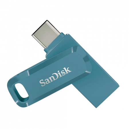 SanDisk【128G】海灣藍 Ultra GO USB3.2 高速 Type-C 雙用OTG 隨身碟 安卓 i15 適用（SD-DDC3-NBB-128G）