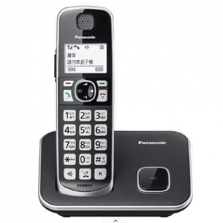 Panasonic 國際牌 中文顯示大按鍵DECT數位無線電話 KX-TGE610TW