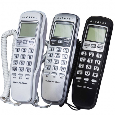 Acatel 阿爾卡特 桌壁兩用有線電話 顏色隨機 T226TW