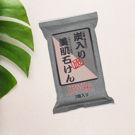 日本製Clover炭美肌皂-100g-2入x6組