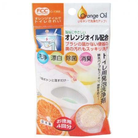 日本製橘子馬桶清潔碇-10g（4入×10包）