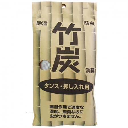 日本竹炭衣櫥防潮消臭包-80g-2入x4包