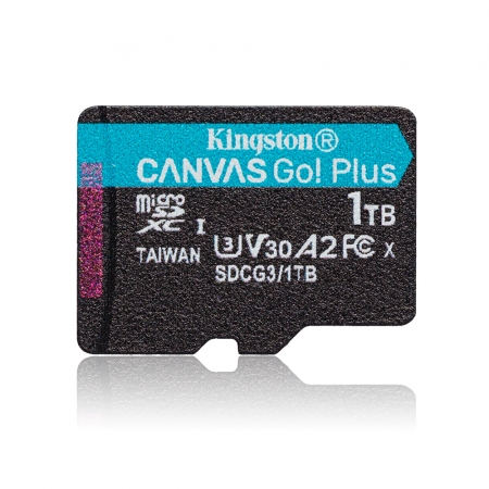 金士頓 Canvas Go! Plus 1TB microSDXC UHS-I C10 U3 高速記憶卡 （KTCG3-1TB）