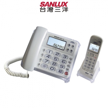 SANLUX 台灣三洋 數位子母無線電話機 DCT-8915 顏色隨機 福利品