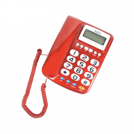 kolin 歌林 大字鍵來電顯示有線電話機 KTP-DS002 顏色隨機 福利品