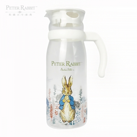 【PETER RABBIT 彼得兔】比得兔悠遊森林 1215ml 耐熱玻璃水壺 （ 原廠授權 ）