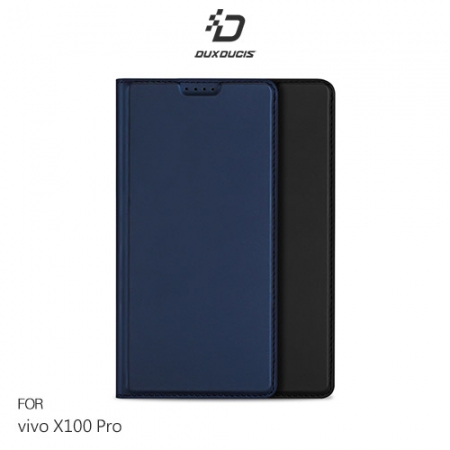 DUX DUCIS vivo X100 Pro SKIN Pro 皮套 側翻皮套 插卡 可立 保護套 手機套 膚感皮套  