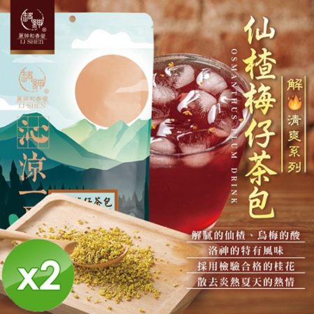 【麗紳和春堂】仙楂梅仔茶包（6gx20入/袋）x2袋
