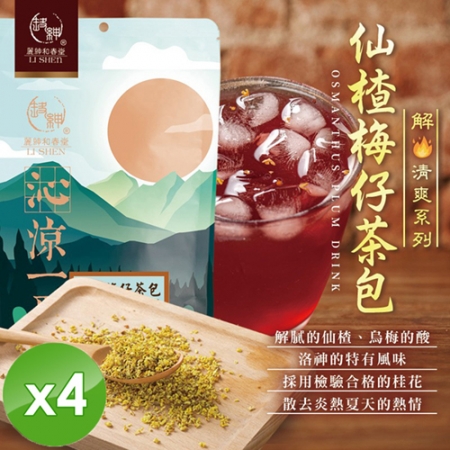 【麗紳和春堂】仙楂梅仔茶包（6gx20入/袋）x4袋