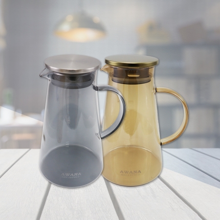 AWANA米卡莎耐熱玻璃茶壺-1800ml-1組