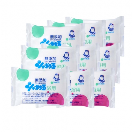 日本泡泡玉 泡泡石鹼100gx9入
