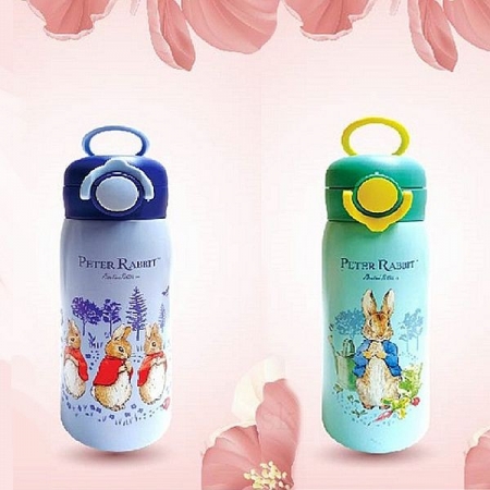 【PETER RABBIT 比得兔】400ml 兒童保溫杯 - 2款可選 （兔妹妹/田園）