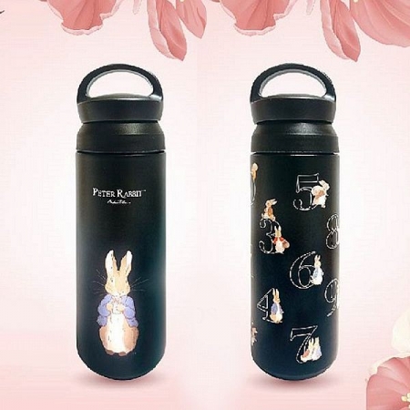 【PETER RABBIT 比得兔】500ml 保溫杯 - 2款 （立兔/魔法數字）
