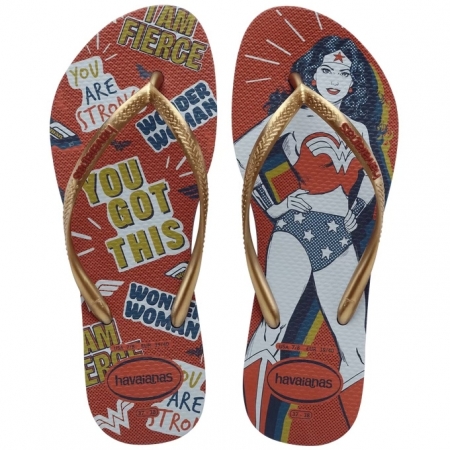 【哈瓦士havaianas】Slim Heroinas神力女超人 巴西 人字拖  女款