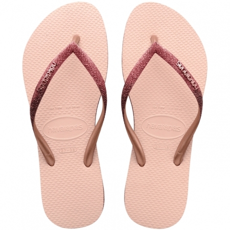 【哈瓦士havaianas】 巴西 人字拖 哈瓦士 女款 Slim sparkle/漸層粉