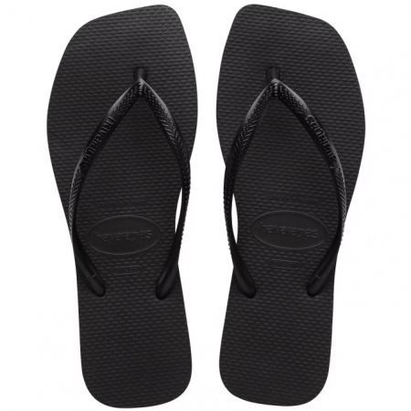 【哈瓦士havaianas】 巴西人字拖  女款 Slim square/方頭黑