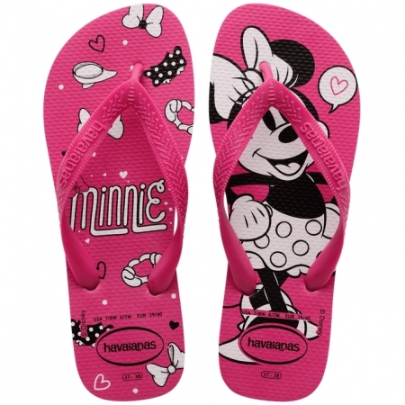 【哈瓦士havaianas】 巴西人字拖  女款 Top disney/桃紅米妮