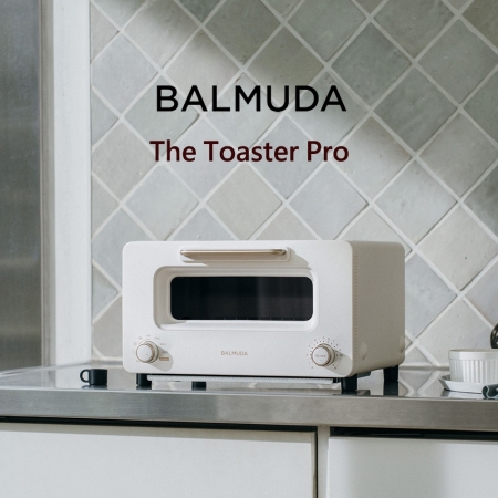 【BALMUDA 百慕達】The Toaster Pro 蒸氣烤麵包機 專業版 K11C-SE-WH （白/金）