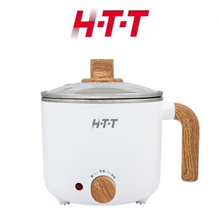 H-T-T 1.5L雙層溫控多功能美食鍋 HCP-1219B 福利品