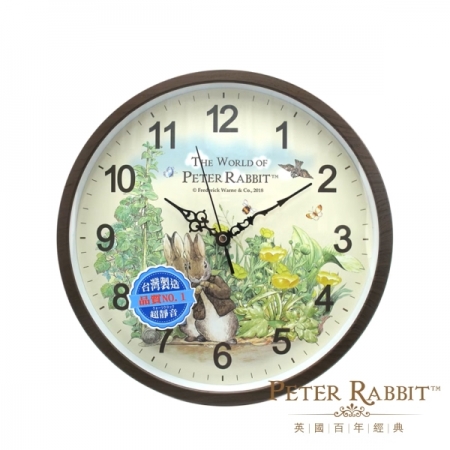 618年中狂歡慶~【PETER RABBIT 比得兔】 比得兔時鐘 - 比得兔與班傑明（MD1084A）