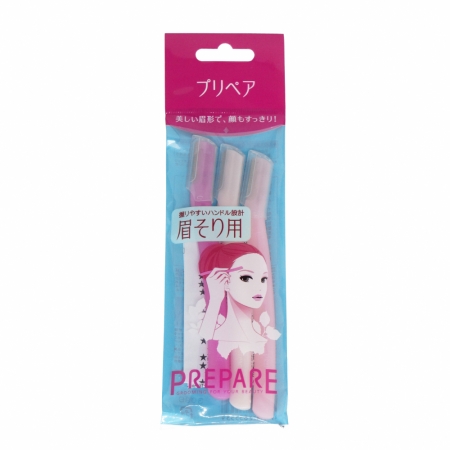 SHISEIDO PREPARE安全修眉刀3入組