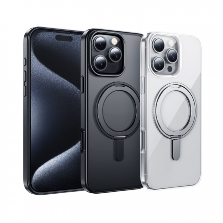 hoco Apple iPhone 16系列 AS1 旋轉磁吸支點殼 磁吸殼 雙料殼 MagSafe