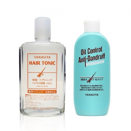 日本柳屋YANAGIYA雅娜蒂  髮根精華液240ml＋毛穴控油淨化洗髮精170ml
