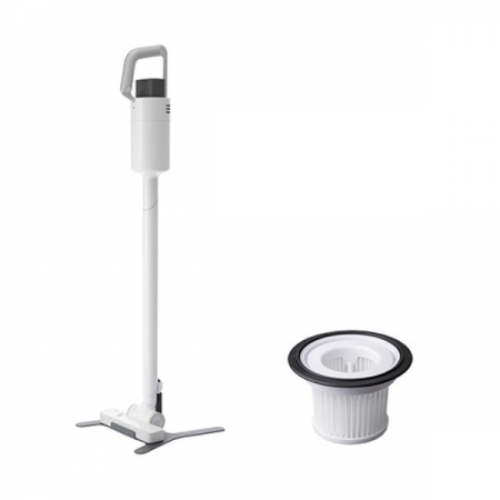 送濾網【正負零±0】電池式無線吸塵器-鋼琴白 （XJC-C030）