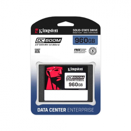 Kingston 金士頓 DC600M 960G 2.5吋 SATA 企業級 SSD 固態硬碟（KT-SEDC600M-960G）