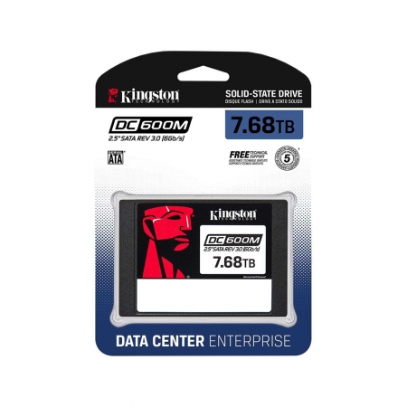 Kingston 金士頓 DC600M 7.68TB 2.5吋 SATA 企業級 SSD 固態硬碟（KT-SEDC600M-7680G）