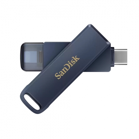 SanDisk Phone Drive 64G 蘋果 / 安卓 Type-C OTG 旋轉 金屬 隨身碟（SD-IXD0N-64G）