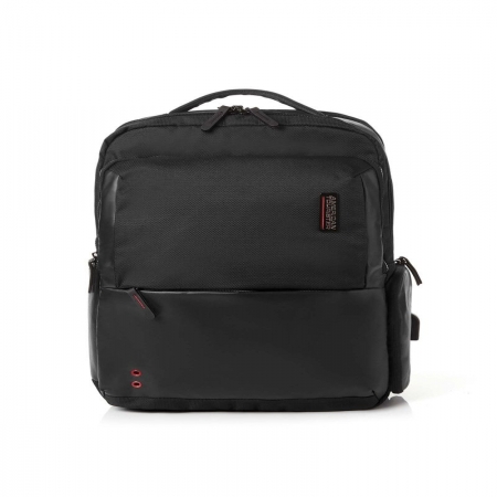 American Tourister美國旅行者 筆電後背包14吋 黑色