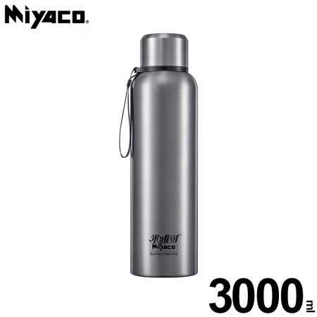 米雅可 Koruto316不鏽鋼真空保溫瓶3.0L（不鏽鋼色） MY-F31300S 台灣製