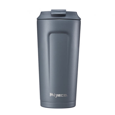 米雅可 品味316不鏽鋼真空咖啡隨行杯500ml（水泥灰色） MY-F04050G 台灣製